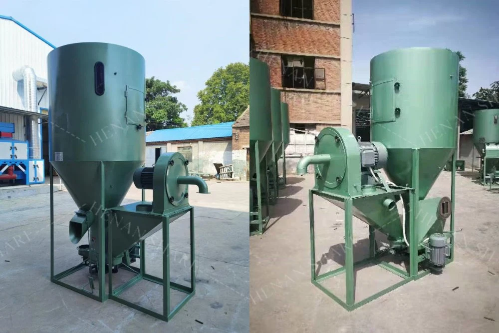 Small Farm Feed Mixer Mill Poultry Corn Feed Crusher and Mixer Grinder Machine